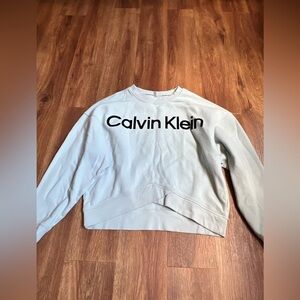 Calvin Klein Blue Crew Neck Sweatshirt oversized size S/P